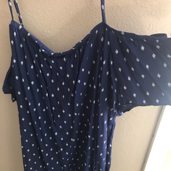 Blue Across the shoulder dress w/ straps! - Picture 2 of 3